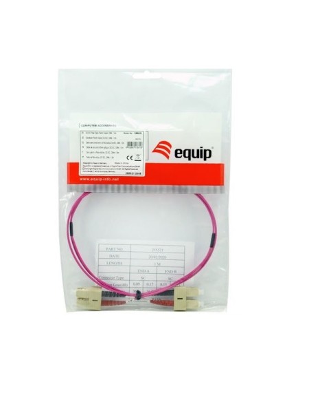 ÷ Cable fibra optica om4 multimodo libre halogenos sc/sc 50/125u 2m