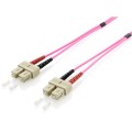 ÷ Cable fibra optica om4 multimodo libre halogenos sc/sc 50/125u 2m