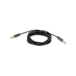 ÷ Cable audio mini jack 3.5mm macho a mini jack 3.5mm macho carcasa metalica alta calidad 2.5m