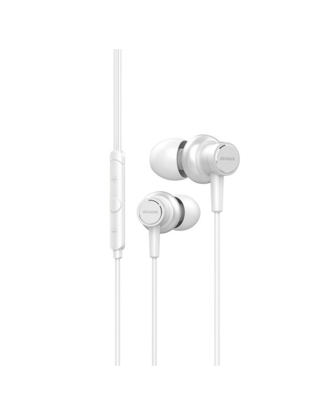 ÷ Auricular intrauditivo aiwa estm-500wt white diamond carcasa de alumino driver 10mm con iman n40 y d