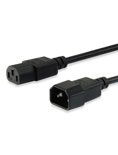 ÷ Cable alargo alimentacion iec macho - hembra equip 3m 112101