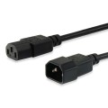 ÷ Cable alargo alimentacion iec macho - hembra equip 3m 112101