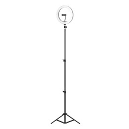 ÷ Anillo de iluminacion profesional mars gaming argb con 35 modos de estudio y ambiente soporte webcam