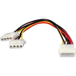÷ Duplicador cable ide alimentacion atx equip conector molex 5.25 x2 112030