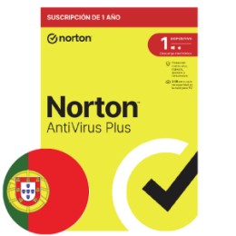 ÷ Norton antivirus plus 2gb portugues 1 user 1 device 12mo box
