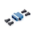 ÷ Adaptador fibra optica sc duplex monomodo pack 12u