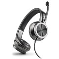 ÷ Headset ngs msx11 pro estereo 20hz/105db jack 3.5+adaptador doble ne