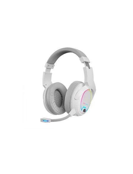 ÷ Headset wireless mars gaming mhw100 white 2.4gpro cancelacion de ruido activa enc + pasiva drivers 5