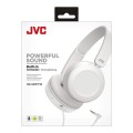 ÷ Headset jvc ha-s31m-a-e con cable jack 3.5mm microfono integrado color blanco