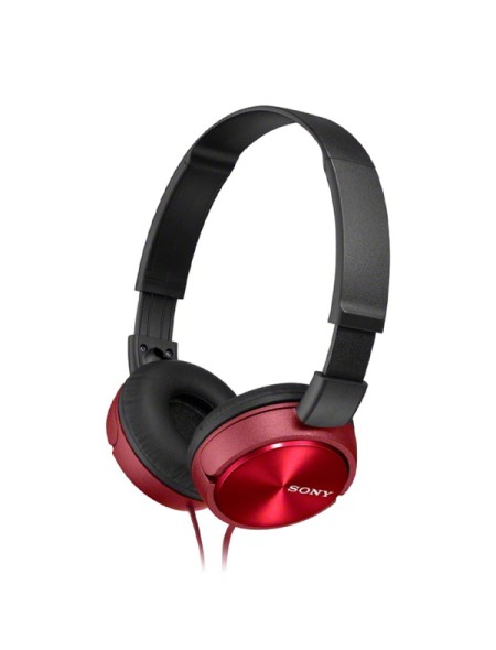 ÷ Headset sony mdr-zx310ap compactos microfono integrado cable 1.2m rojo jack 3.5  control remoto