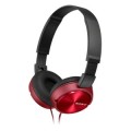 ÷ Headset sony mdr-zx310ap compactos microfono integrado cable 1.2m rojo jack 3.5  control remoto