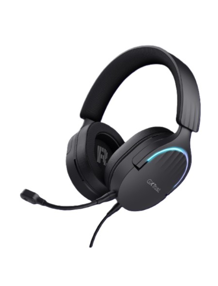 ÷ Headset trust gaming gxt 490 negro fayzo 24900 usb 7.1 microfono desmontable y flexible iluminacion 