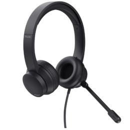 ÷ Headset trust ayda 25088 usb microfono plegable diadema ajustable