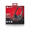 ÷ Headset ngs vox 505 est?reo con microfono regulable conexi?n usb y control de volumen