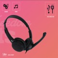 ÷ Headset ngs vox 505 est?reo con microfono regulable conexi?n usb y control de volumen