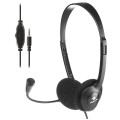 ÷ Headset ngs ms103 max con microfono y control de volumen jack 3.5 cable de 1.5m