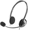 ÷ Headset ngs ms103 max con microfono y control de volumen jack 3.5 cable de 1.5m