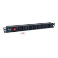 ÷ Regleta alimentacion aluminio rack 19
