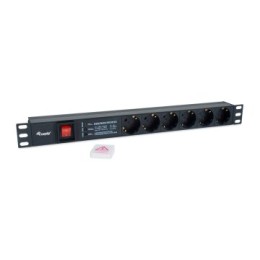 ÷ Regleta alimentacion aluminio rack 19