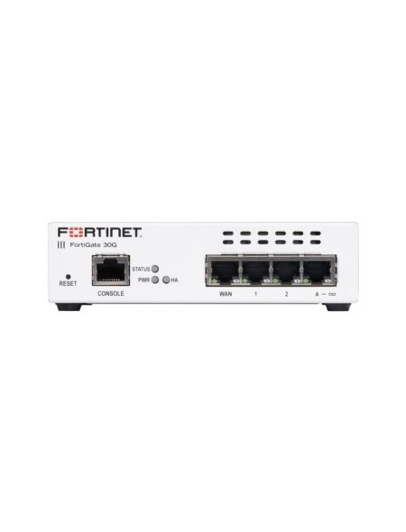 ÷ Fortinet fortigate fg-30g 4x ge rj45 ports (including 3x internal ports, 1x wan ports)