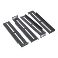 ÷ Kit de railes unykach 52094 para caja rack de 1u a 4u material acero pintado negro sistema telescopi