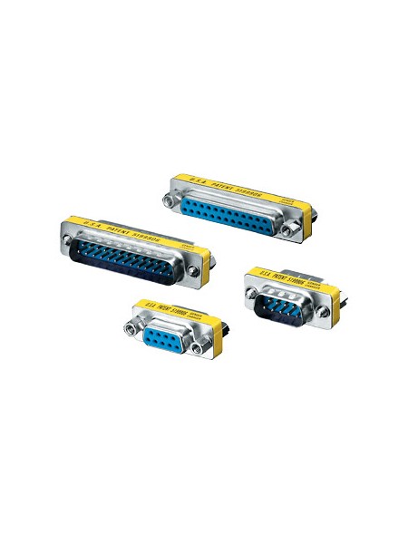 ÷ Adaptador db9 equip db9 macho - db9 macho 124300