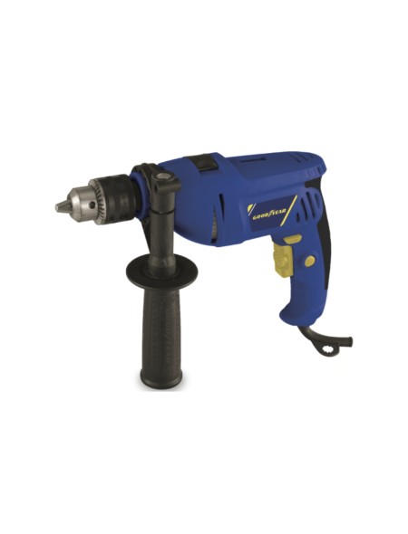 ÷ Taladro percutor goodyear 600w con cable 2800rpm percutor 
