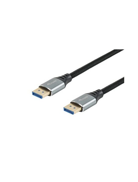 ÷ Cable displayport a displayport premium 2,1 equip 119282 2m 16k 60hz 54gps aluminio