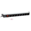 ÷ Regleta alimentacion aluminio rack 19