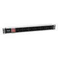 ÷ Regleta alimentacion aluminio rack 19
