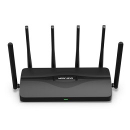 ÷ Router wifi 7 triple banda mercusys mr47be wifi 7 be9300 4p 2,5g 6 antenas de alta ganancia easymesh