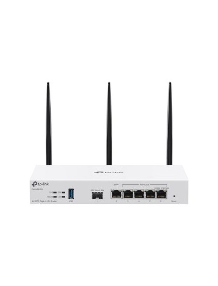 ÷ Router vpn wifi 6 tp-link festa fr365 ax3000  5xlan gb 1xsfp 1xusb openvpn metalico blanco