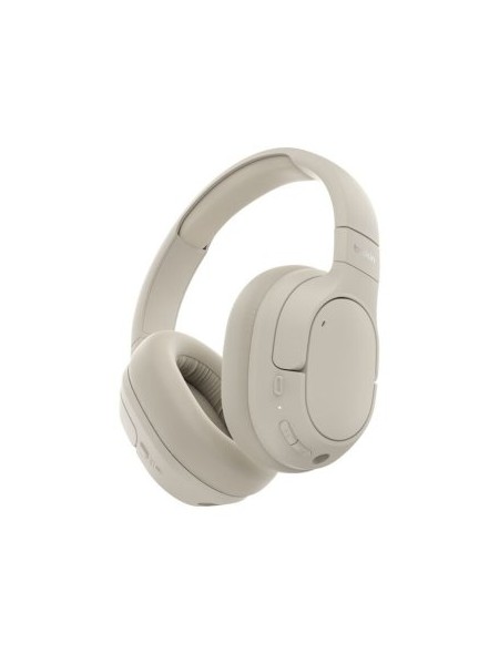 ÷ Headset bluetooth belkin aud008hqsa circumaural con cancelacion ruido carga por usb-c blanco
