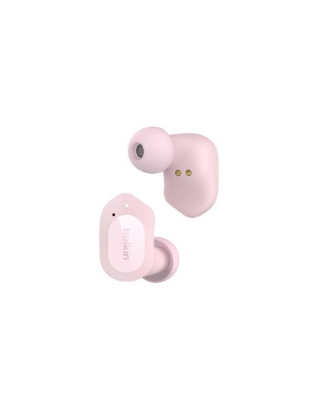 ÷ Auricular intrauditivo bluetooth belkin auc005btpk true wireless soundform play pink rosa