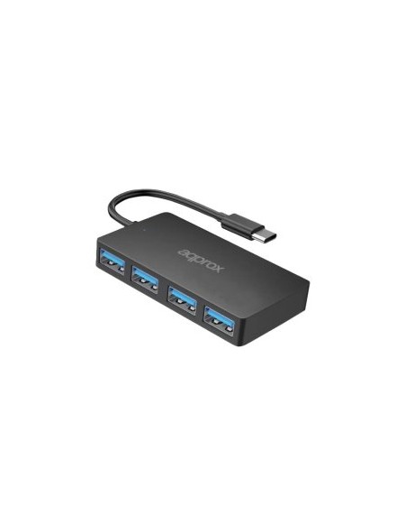 ÷ Hub usb-c 3.0 approx appc54v2 4xusb3.2 hasta 5 gbit/s