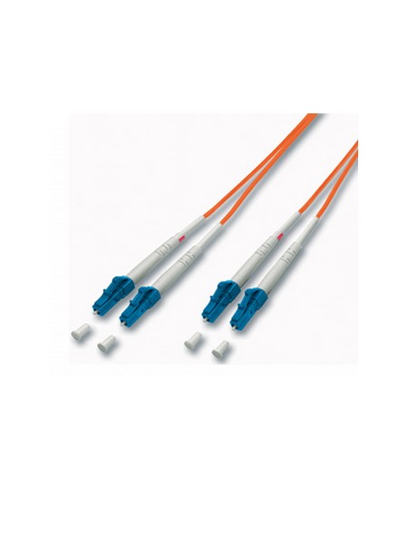 ÷ Cable fibra optica multimodo lc/lc 62,5/125 lsoh 2m color naranja