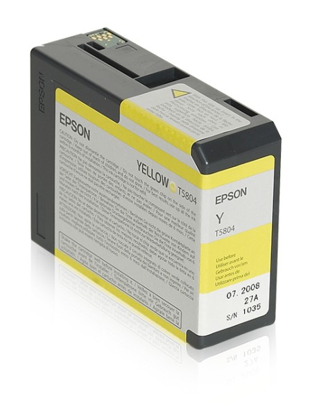 ÷ Tinta original epson t580400 amarillo c13t580400 80ml