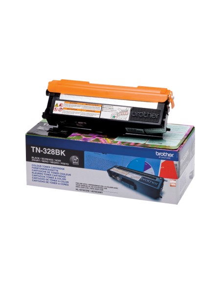 ÷ Tóner original brother tn328bk negro 6.000 páginas