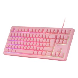 ÷ Teclado mouse headset y alfombrilla mars gaming mcp-rgb3 pink teclado tkl h-mech red mouse rgb 