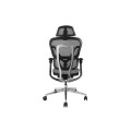 ÷ Silla de oficina ergonomica equip 651050 premium color gris tapiceria malla 5 posiciones