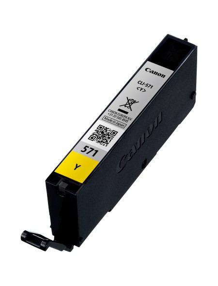÷ Tinta original canon cli571 amarillo 7ml