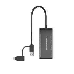 ÷ Card reader externo usb-c/ usb-a 7en1 conceptronic bian03b usb 3.0 sd/sdhc/sdxc mmc ms m2 ct xd micr