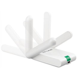 ÷ Usb wifi tp-link wn822n 300mb alta ganancia 2 antenas fijas cable de extension usb