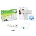 ÷ Usb wifi tp-link wn822n 300mb alta ganancia 2 antenas fijas cable de extension usb