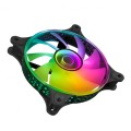 ÷ Kit 3xventilador interno argb mars gaming mf-3d kit black 12x12cm argb efecto espejo infinito