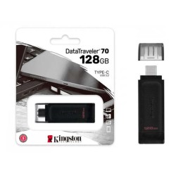 ÷ Memoria usb-c 128gb kingston dt70/128gb usb-c 3.2
