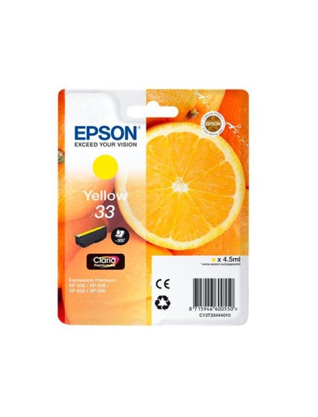 ÷ Oranges singlepack yellow 33 claria premium ink