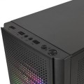 ÷ Caja microatx gaming mars gaming mc300 black frontal mesh 3xventiladores 120mm rgb lateral de crista
