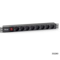 ÷ Regleta alimentacion rack 19
