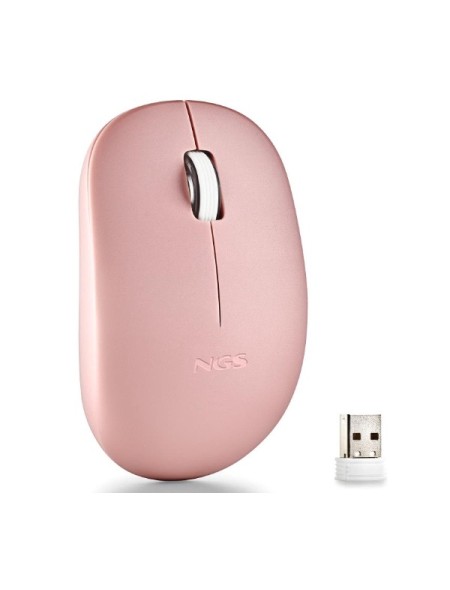÷ Mouse ngs wireless fog pro rosa 1000dpi 2 botones nano receptor 2.4ghz